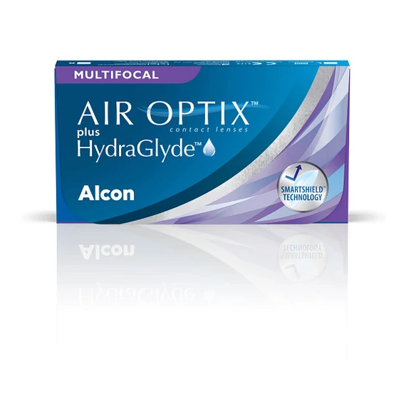 AIR OPTIX® Plus HydraGlyde® Multifocal 6 db, havi kontaktlencse
