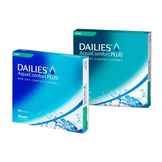 DAILIES® Aqua Comfort Plus Toric 90 db, napi kontaktlencse