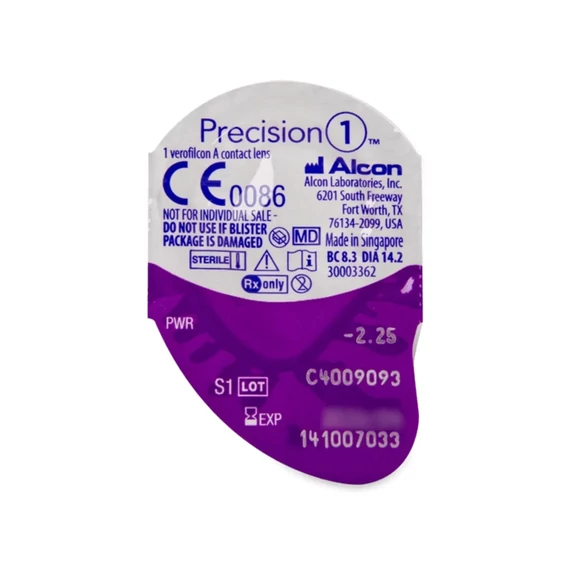 PRECISION 1 90 db, napi kontaktlencse